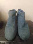 Zielone Niebieskie buty