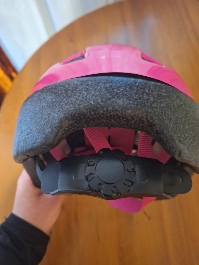 Kask rowerowy dla dziewczynki Decathlon (rozmiar XS 48-52)