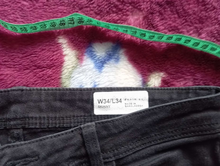 Джинси Skinny чорні w34 L34