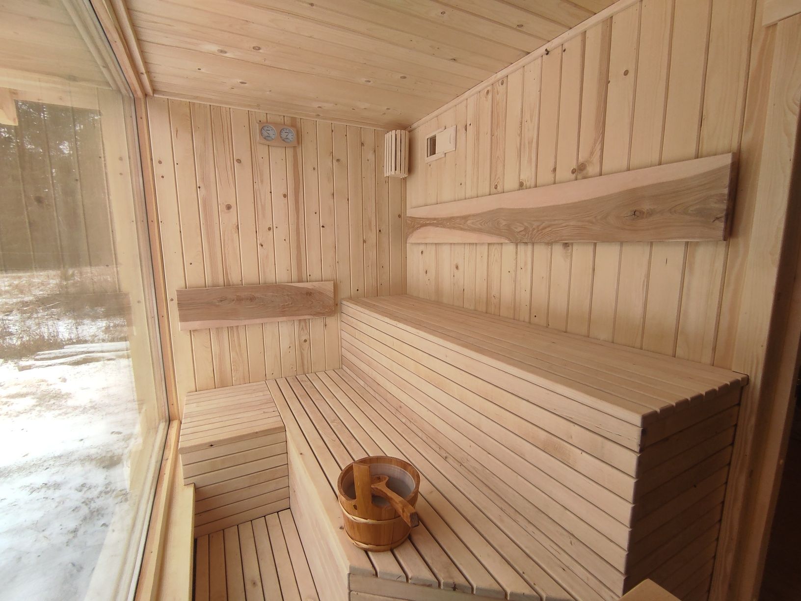 Domek Mazury, całoroczny dom z bala, sauna, balia na wyłączność