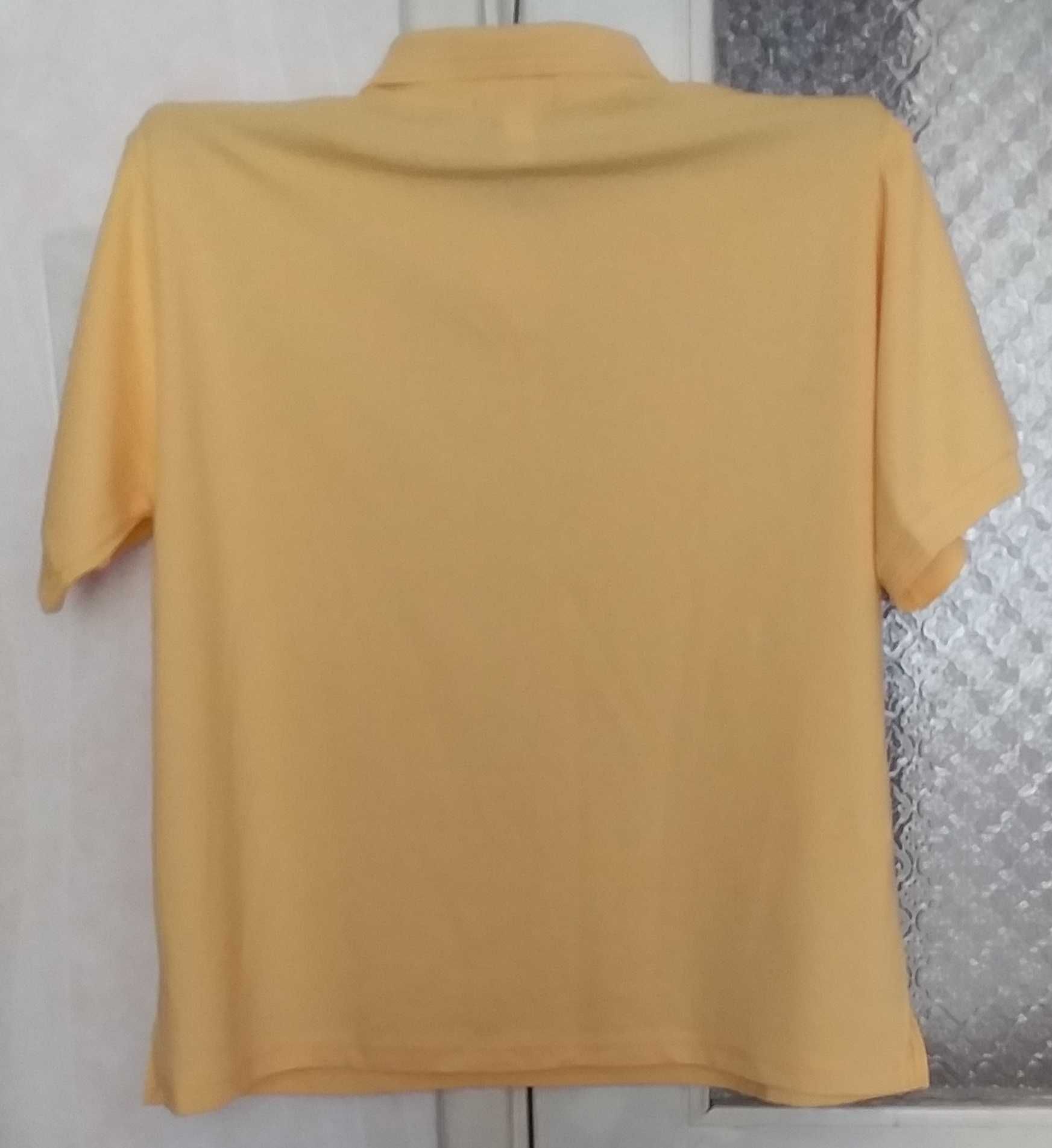 Новая женская футболка поло HOLLISTER р.ХL (56-58) желтая Гватемала