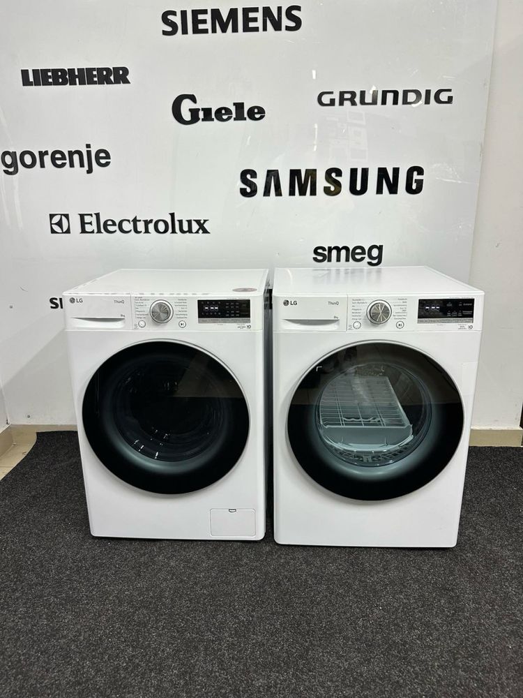 Набір пральна LG F4WV708P1E і сушильна  LG