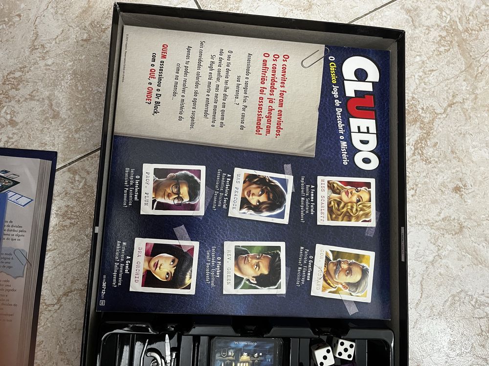 Jogo cluedo ( portugues)