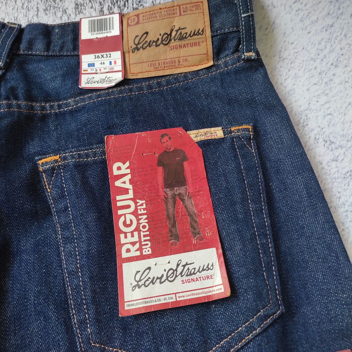 Мужские джинсы levi strauss signature regular 501