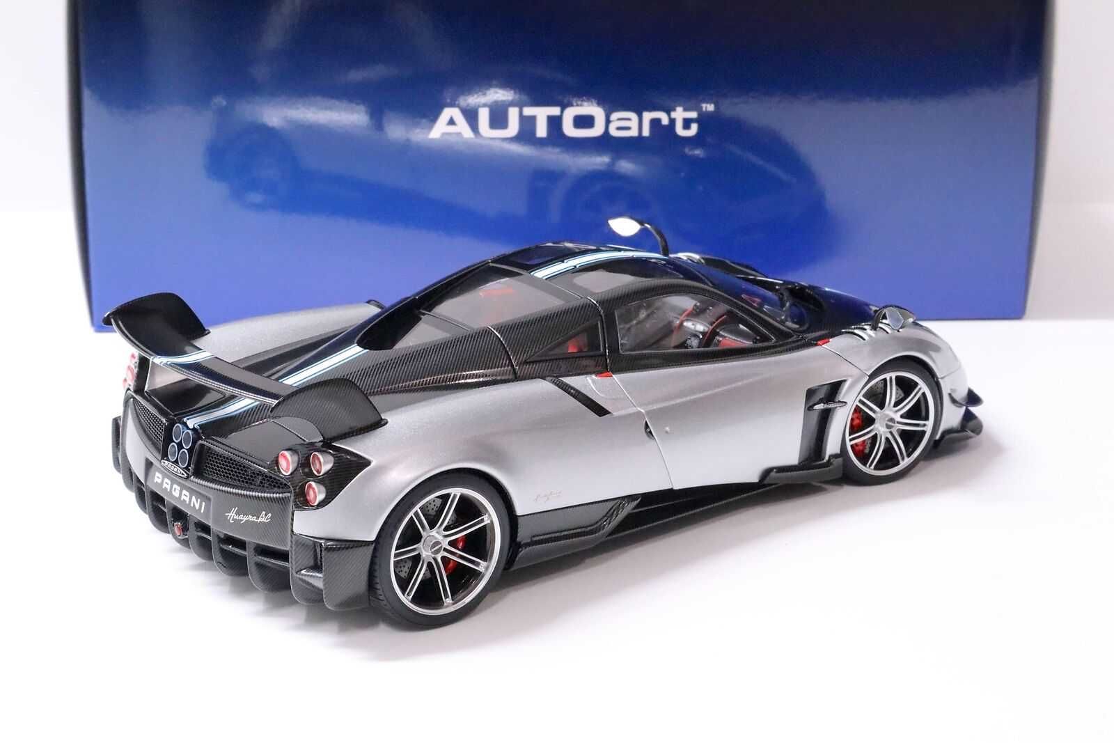 1/18 pagani huayra bc 2016 grey carbon (autoart)