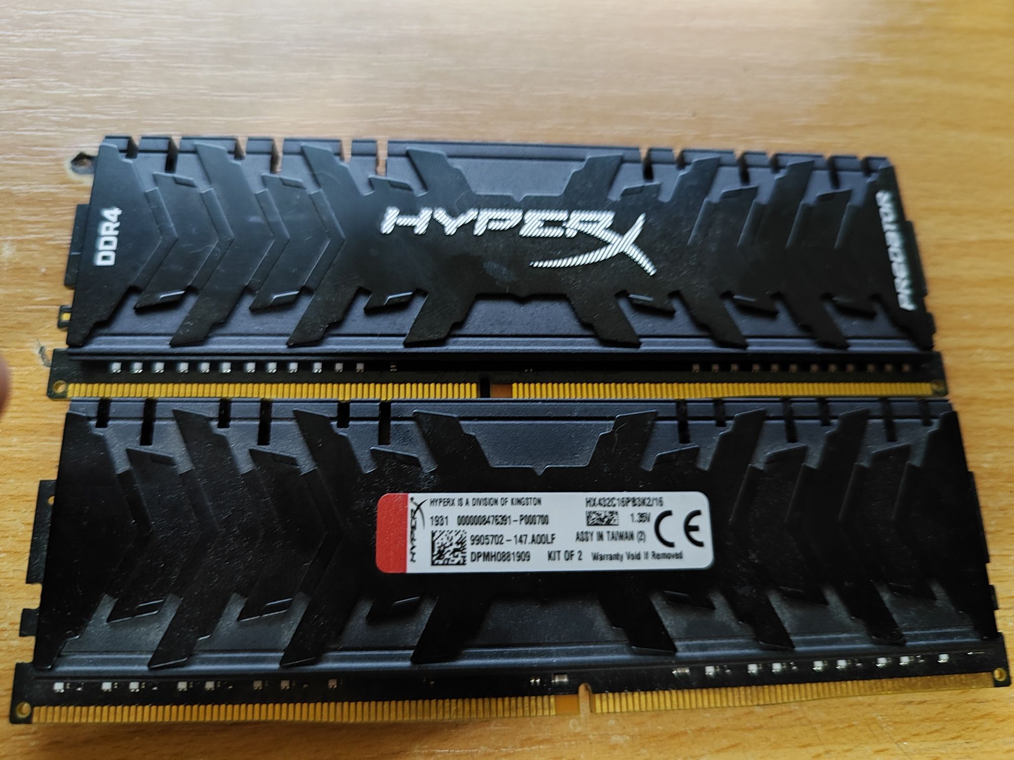 Оперативна пам'ять HyperX predator DDR4-3200 2х16gb (hx432c16pb3k2)