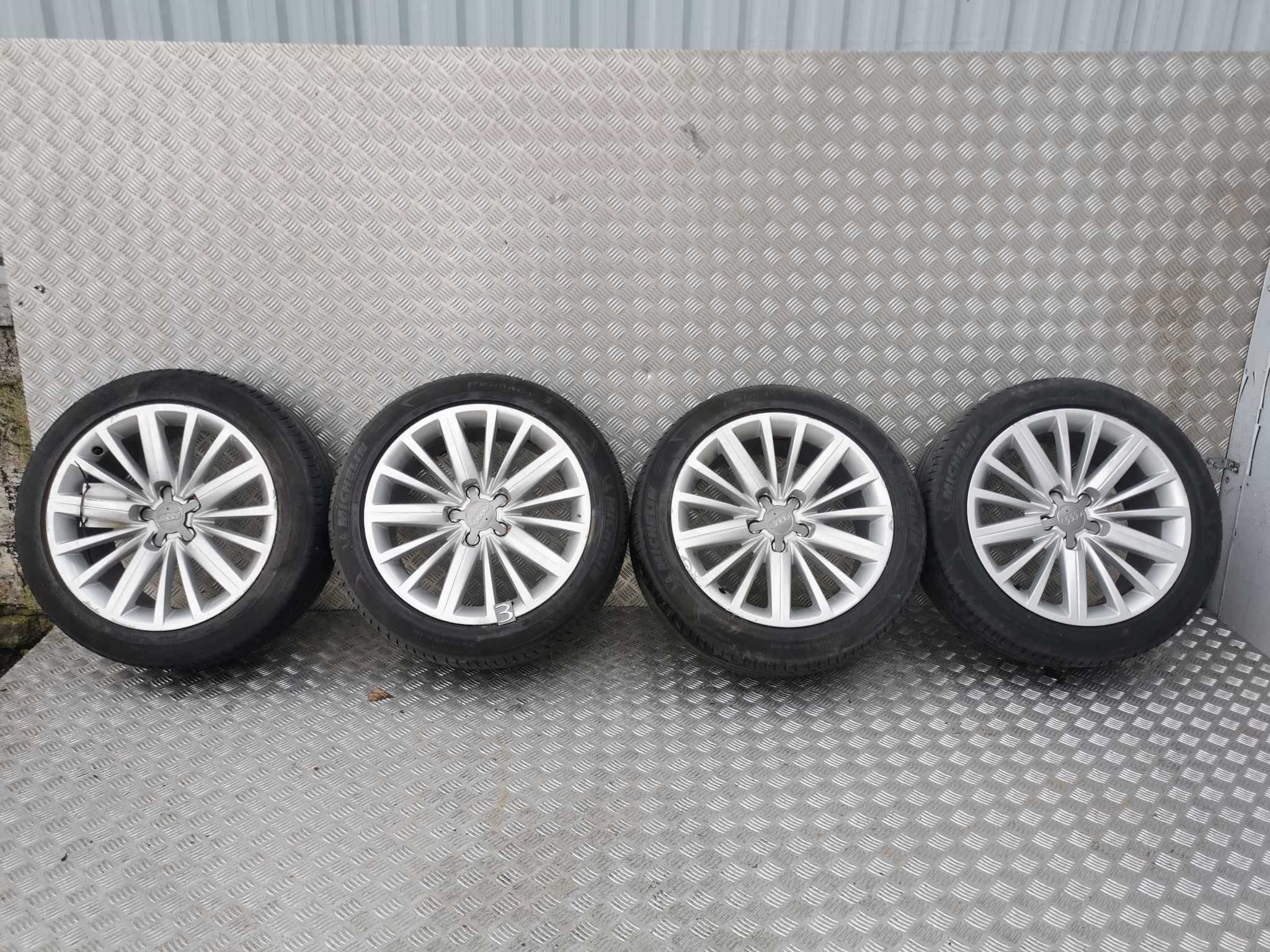 Alufelgi Felgi 18 c ORYGINAŁ AUDI 5x112 Michelin 245/45