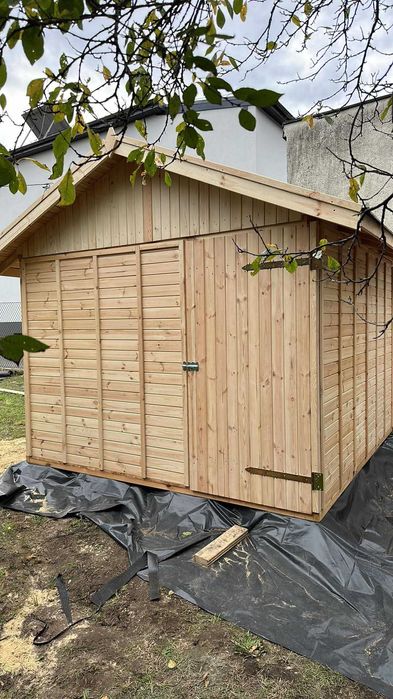 Domek drewniany narzędziowy 3x3m z transportem