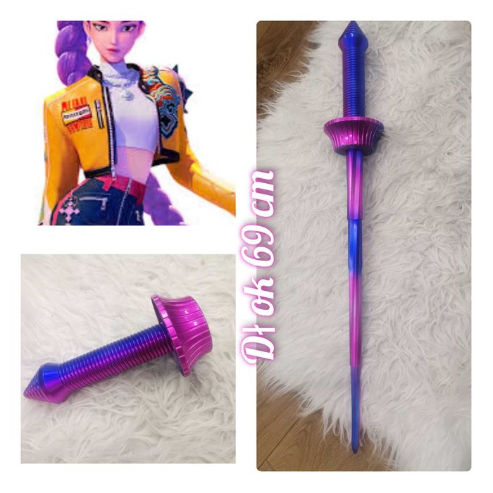 Propozycja Miecz Huntrix przebranie Rumi teleskopowy miecz Rumi strój