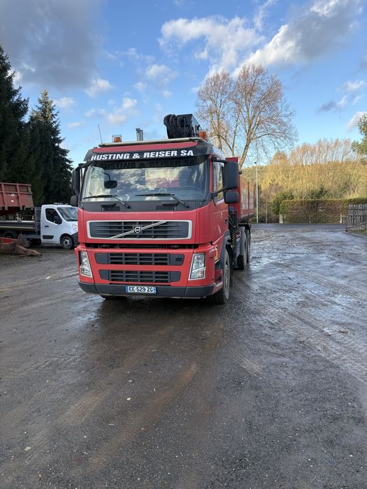 Volvo FM12, wywrotka na 3 strony, 6x4, hds hiab 244