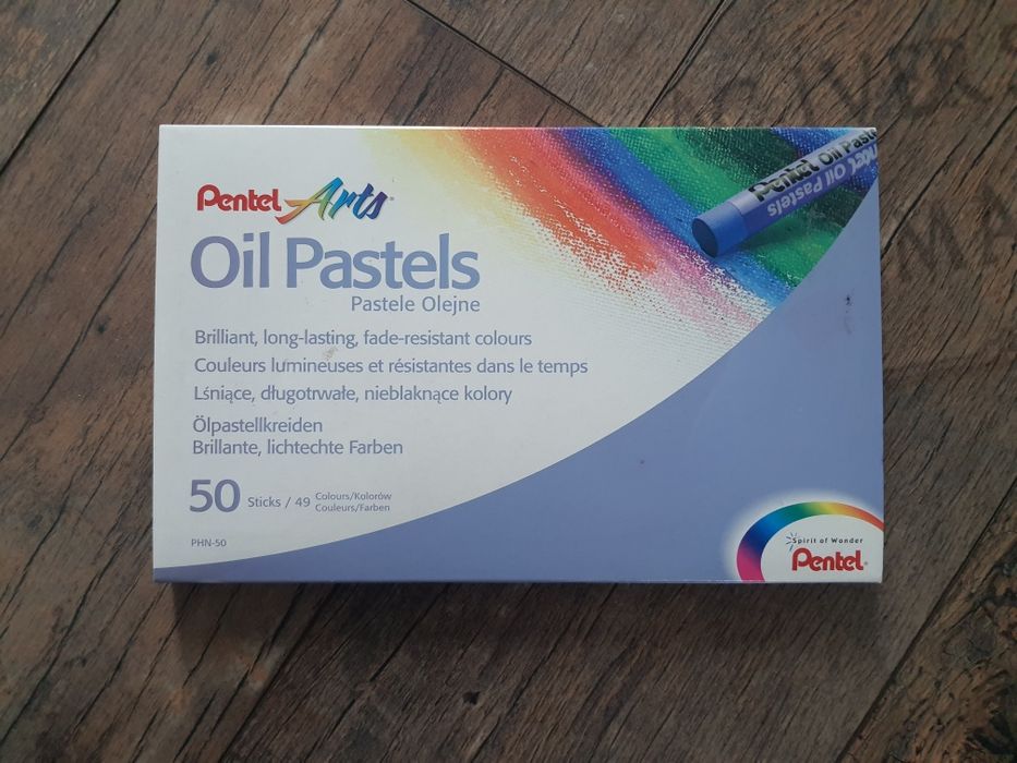 Pastele olejne Pentel Arts 50 kolorów sztuk nowe