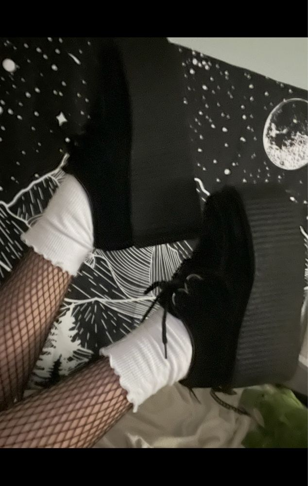 creepers triple sole buty emo scene y2k na platformie koturnie tumblr