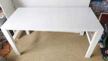 Mesa/ secretária branca IKEA PAHL 128x58cm