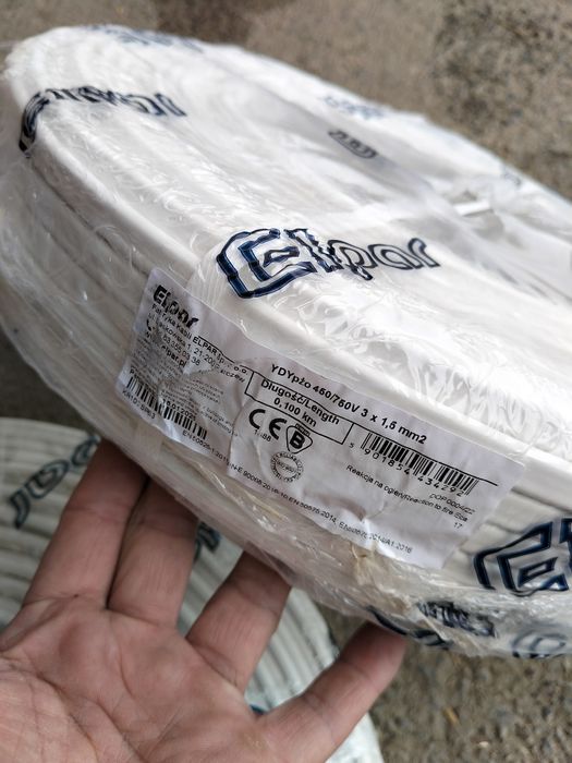 Przewód instalacyjny YDYpżo 3x2.5 oraz 3x1.5 Elpar kabel elektryczny