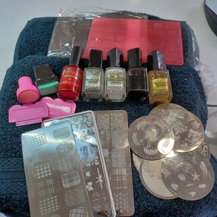 Material carimbos nail art