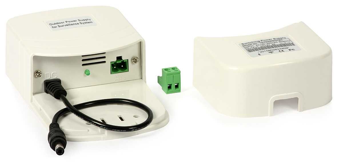 Zasilacz do kamer 12 V/1,5 A PROTEC impulsowy Kod.: M18171