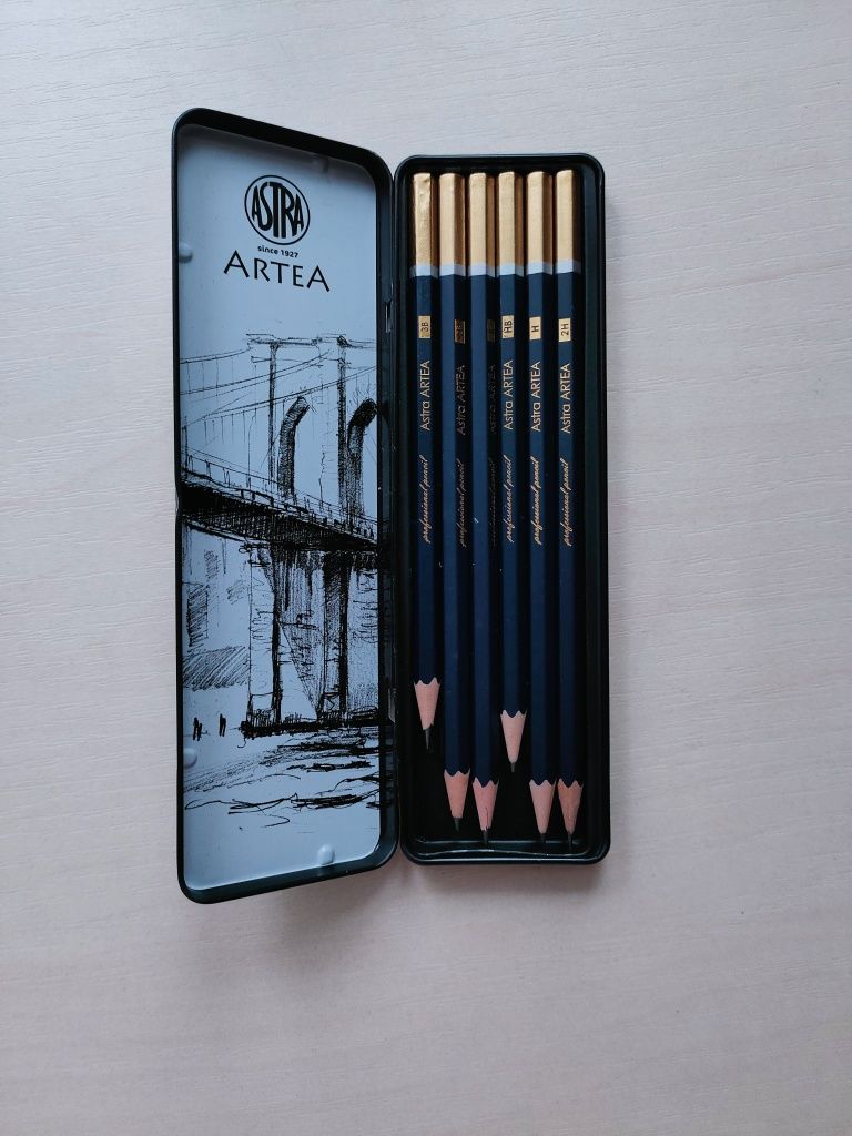 Ołówki do szkicowania ASTRA ARTEA – zestaw 6 szt. za 7 zł
