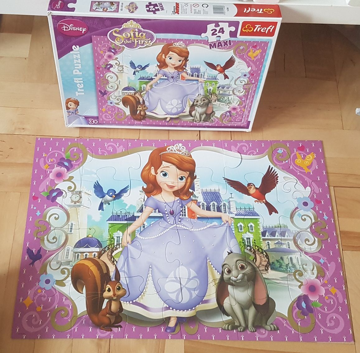 Zestaw Księżniczka Zosia puzzle MAXI i NOWA gra Literki gry