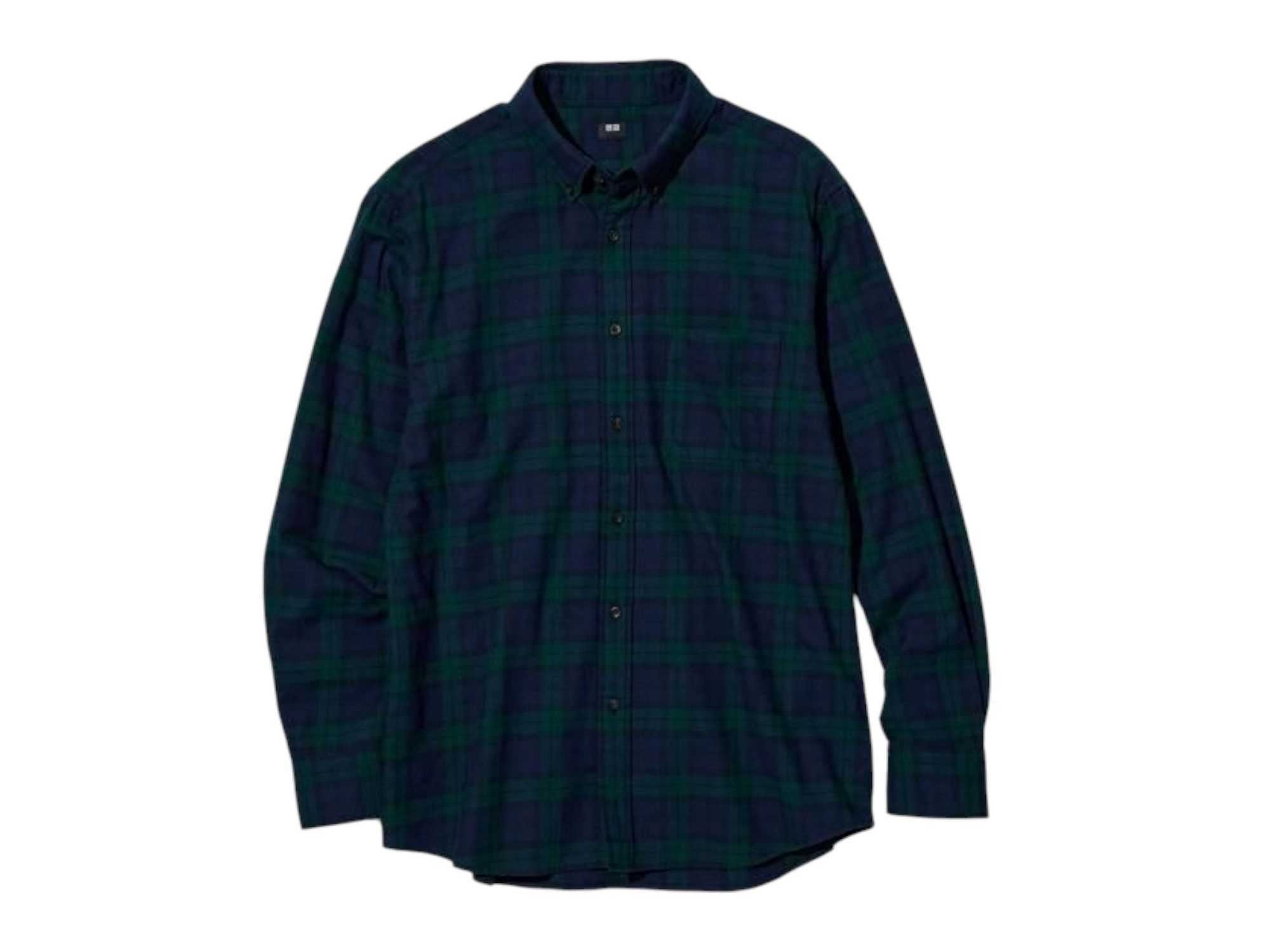 Рубашка мужская фланелевая Uniqlo