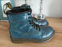 Buty Dr Martens 34 brokat granatowe