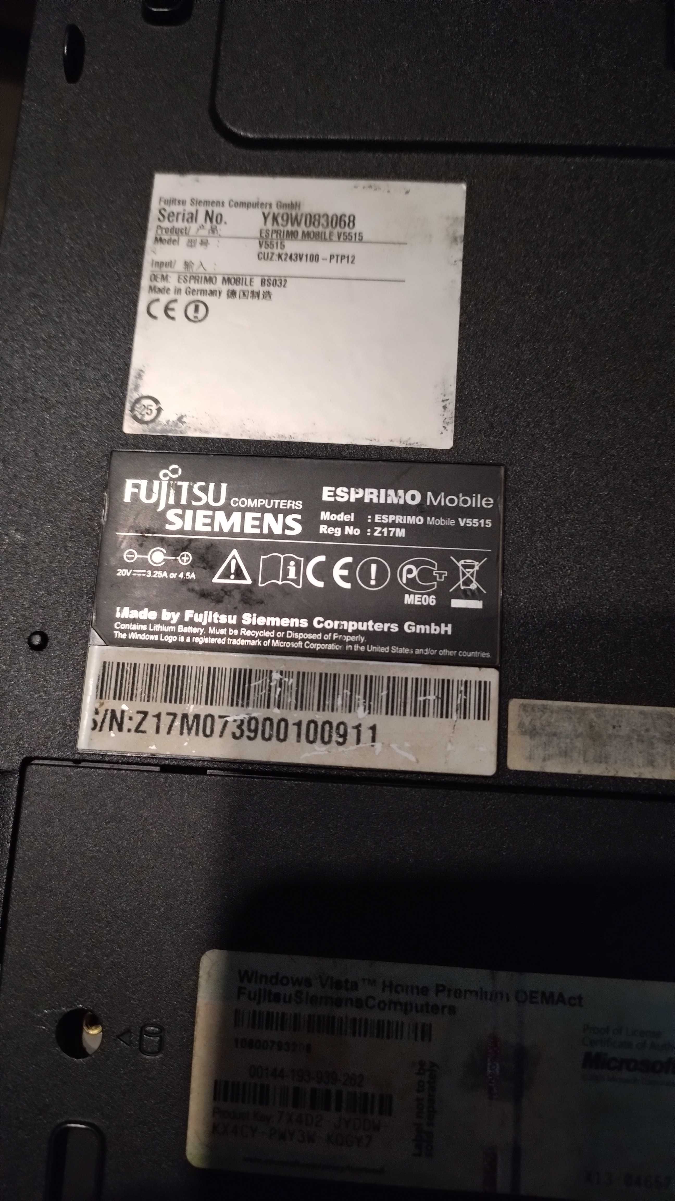Computador Laptop para peças