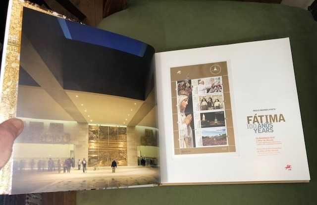 Livro 100 anos de Fátima de Paulo Mendes Pinto, edição CTT filatelia