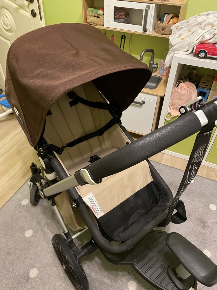 Коляска 2 в 1, візок Bugaboo Cameleon 2 з аксесуарами (з підставкою)