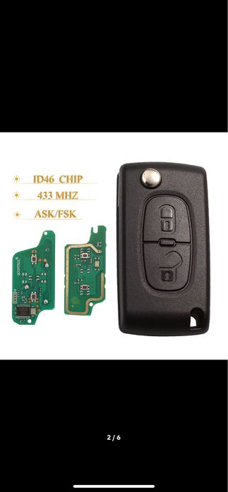 Kluczyk,kodowanie ,  peugot, citroen  C2,C3,C4,C5,Berlingo.
