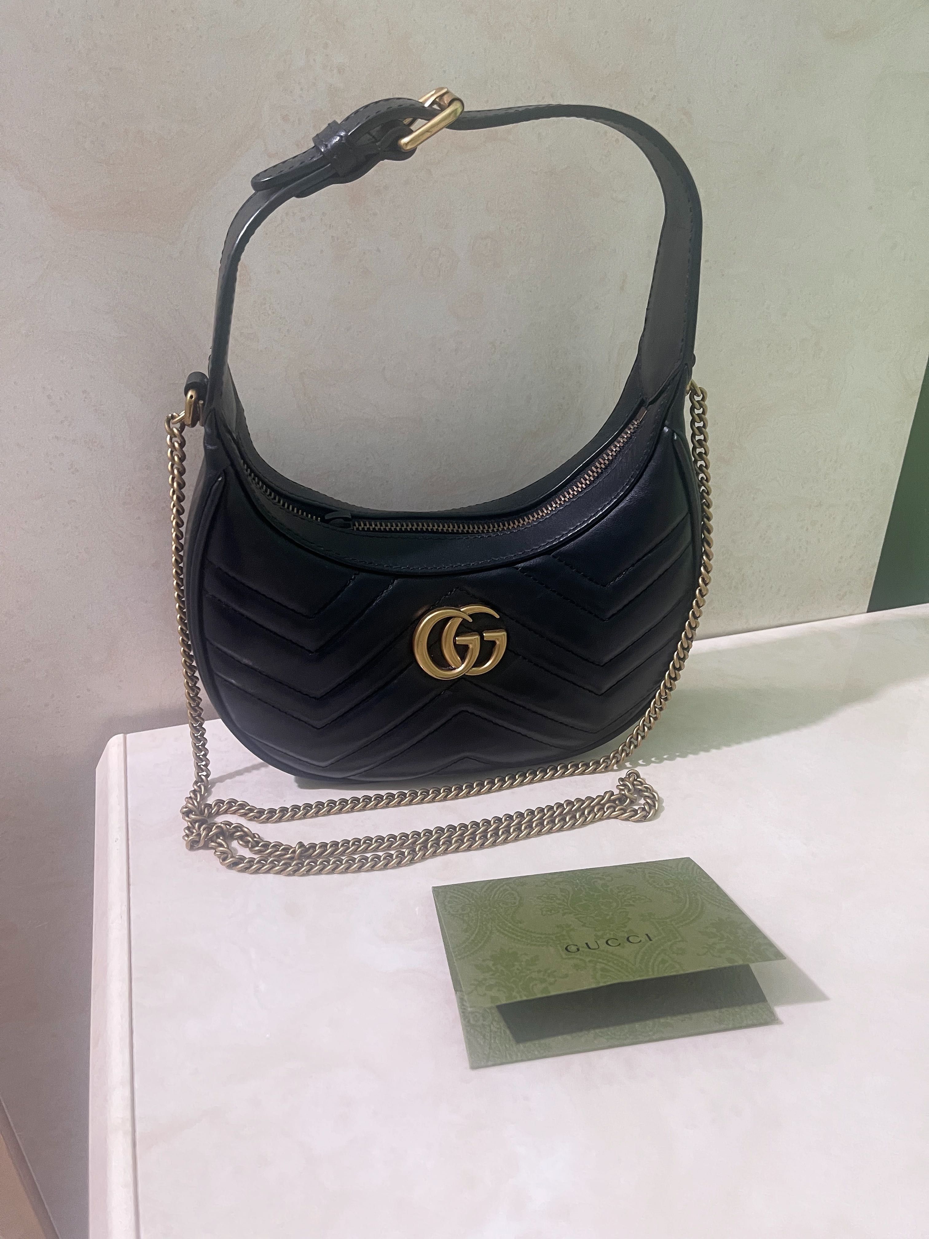 Кожаный клатч Gucci