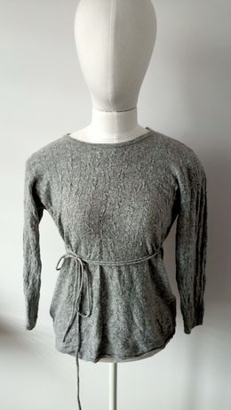 Sweter ciażowy, wiazany