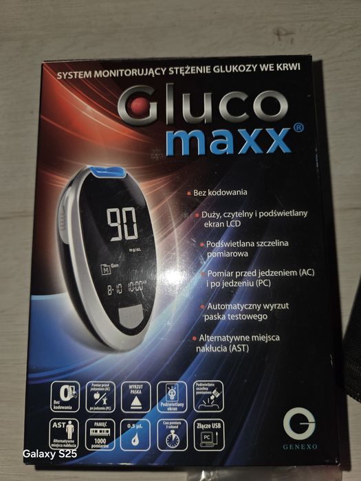 Glukometr używany.  Leżak