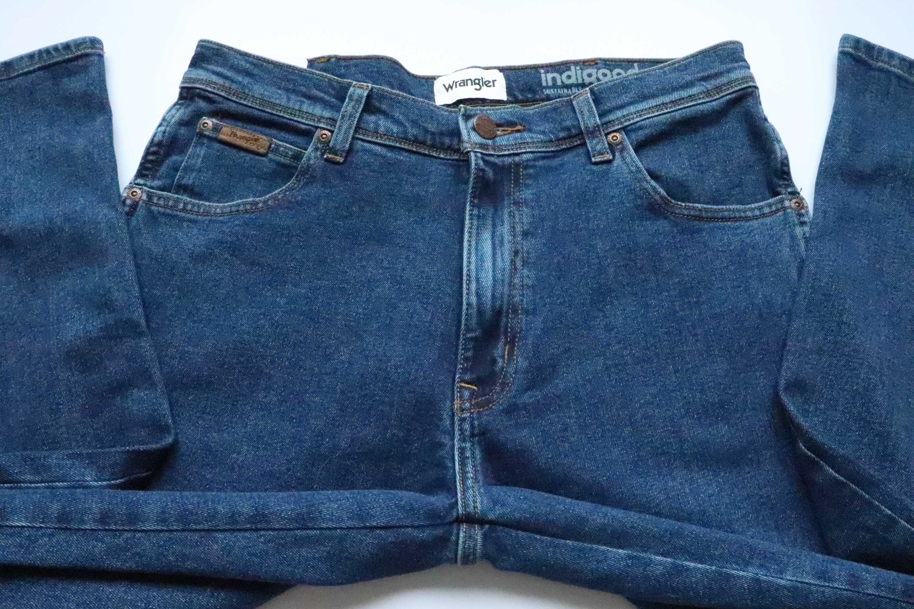 WRANGLER TEXAS W33 L34 L32 regular straight spodnie męskie jeansy nowe