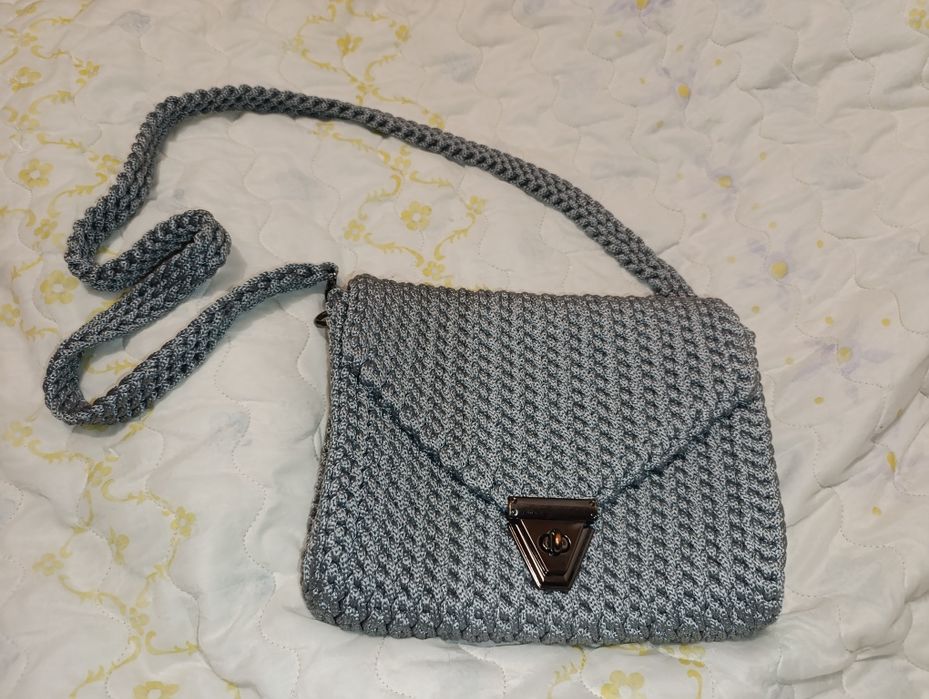В'язана сумка ручна робота