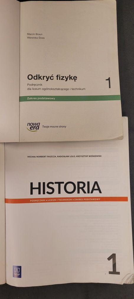 Podreczniki Technikum klasa 1
