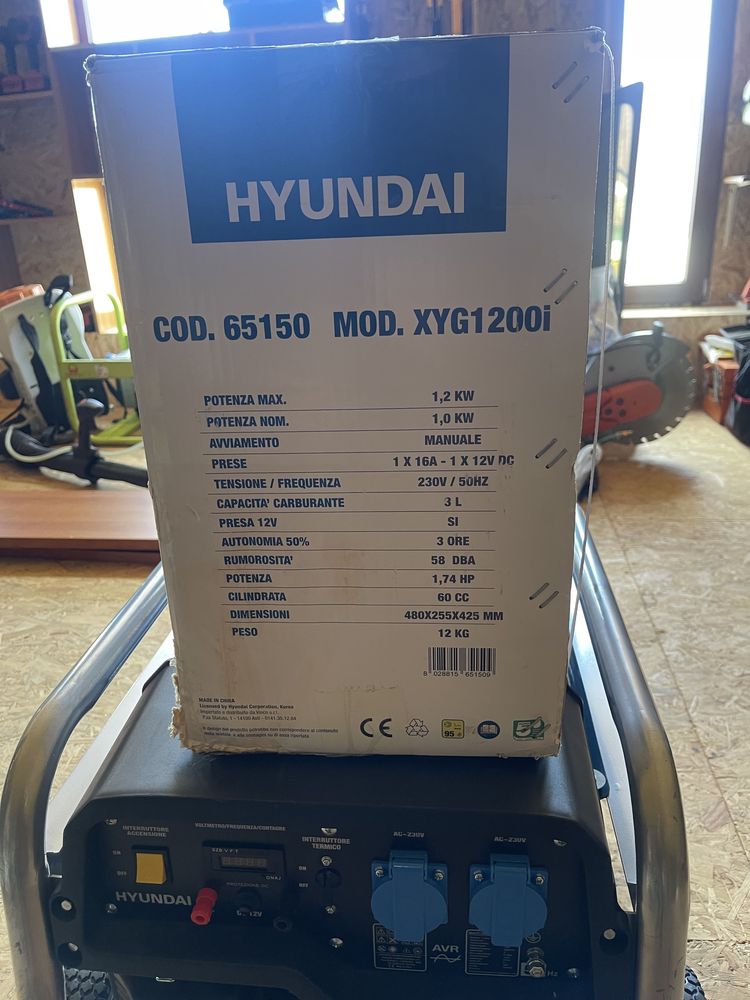 Продам бензиновий генератор HIUNDAI PT3000