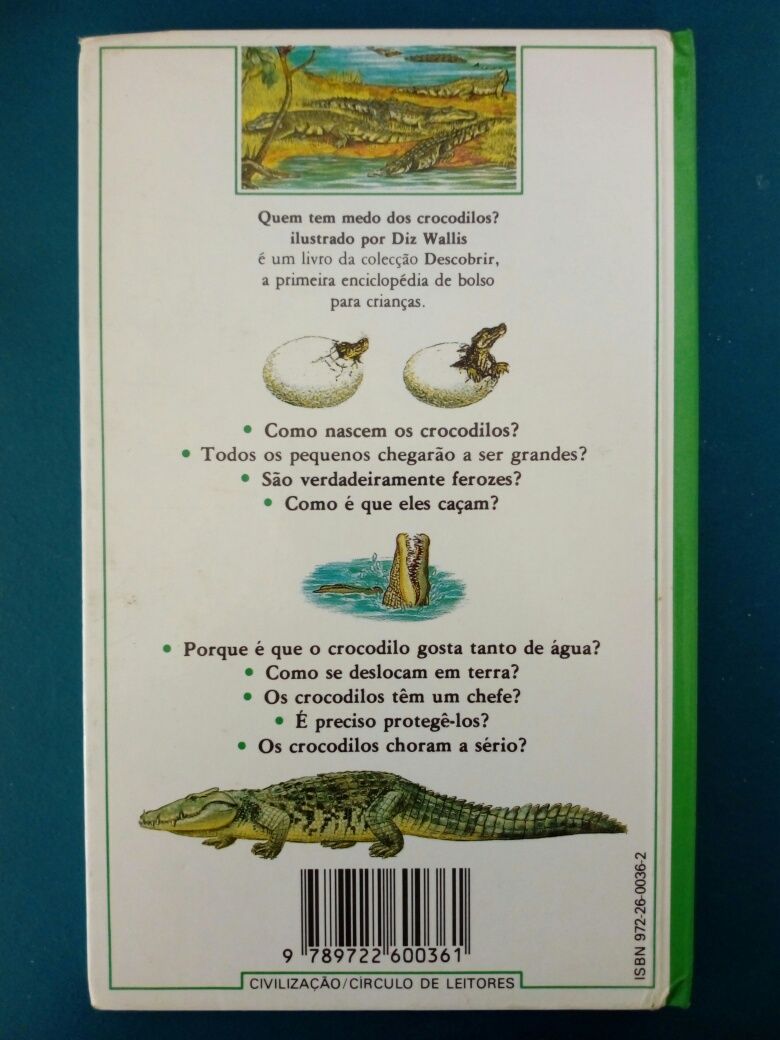 Livro Quem Tem Medo dos Crocodilos