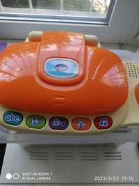 Детский компьютер VTech игровой,интерактивный,обучающий ноутбук Tote&G