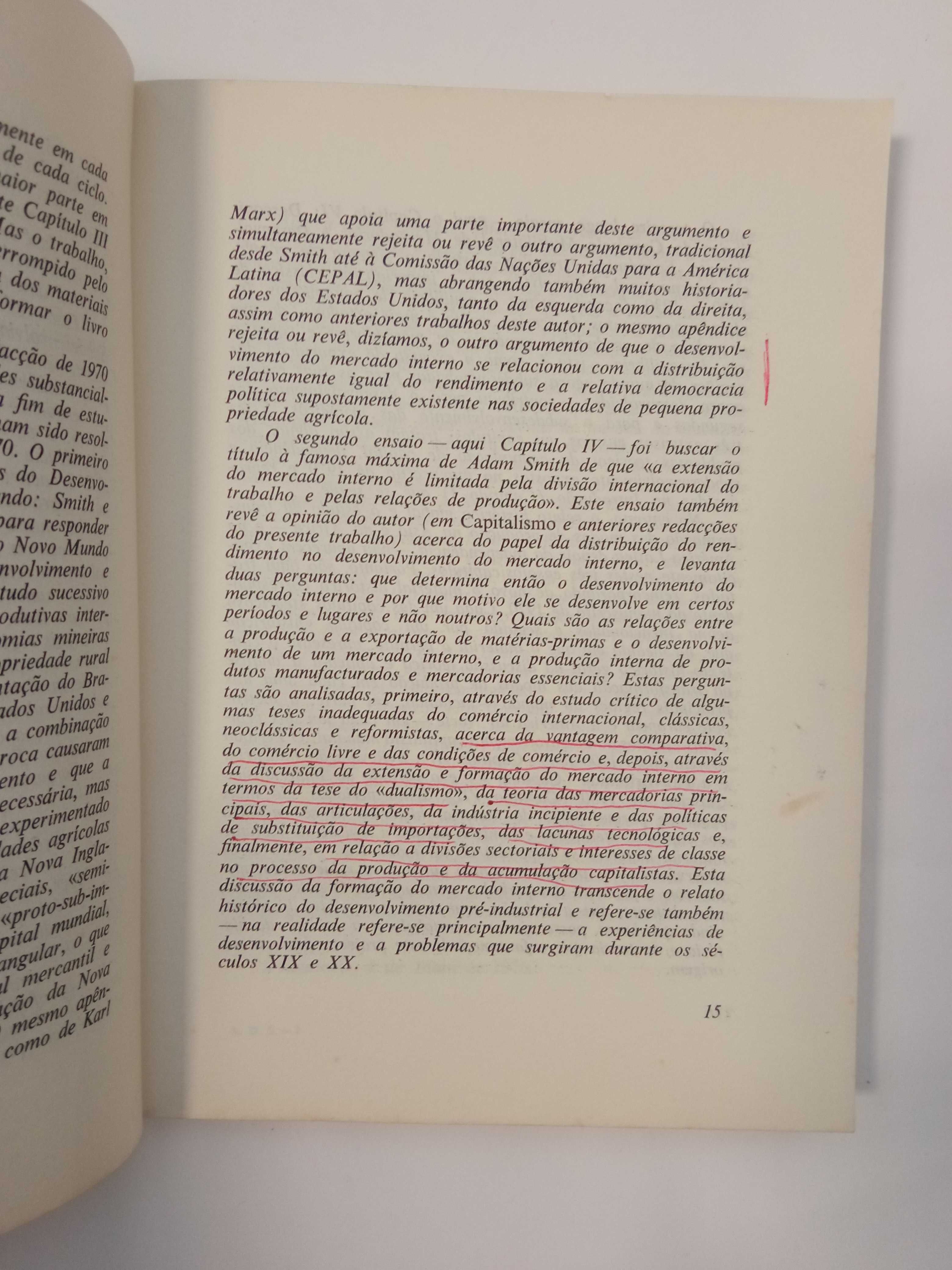 Acumulação, dependência e subdesenvolvimento, de André Gunder Frank