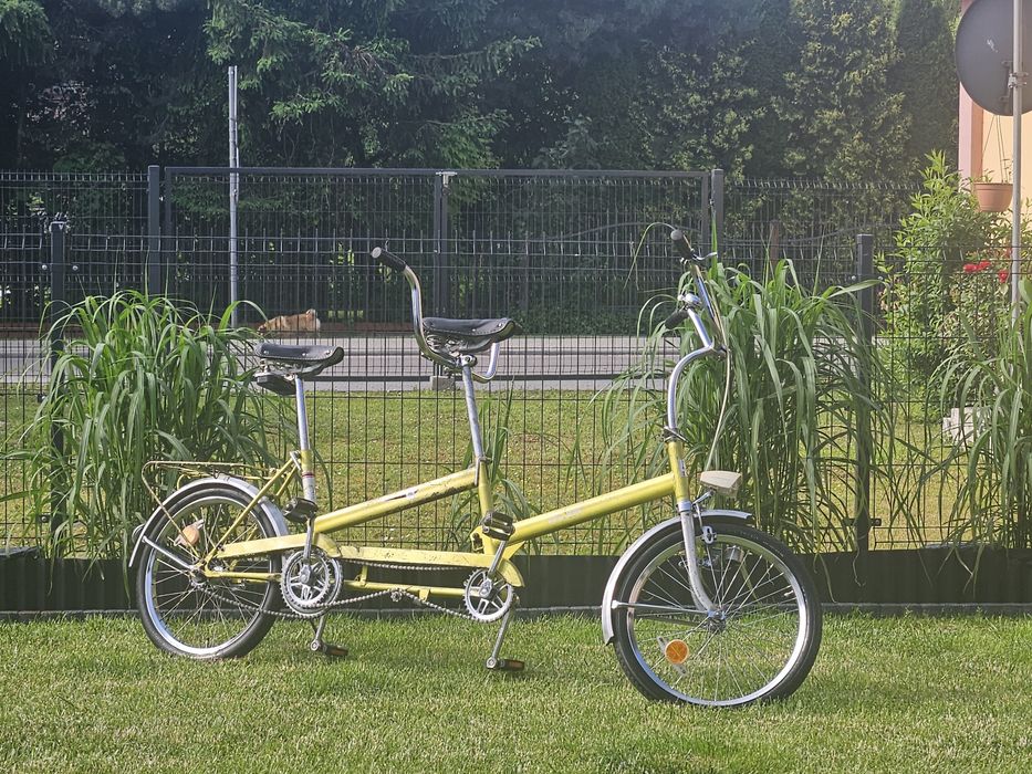 Rower duet tandem jubilat wigry 3 składak romet prl.