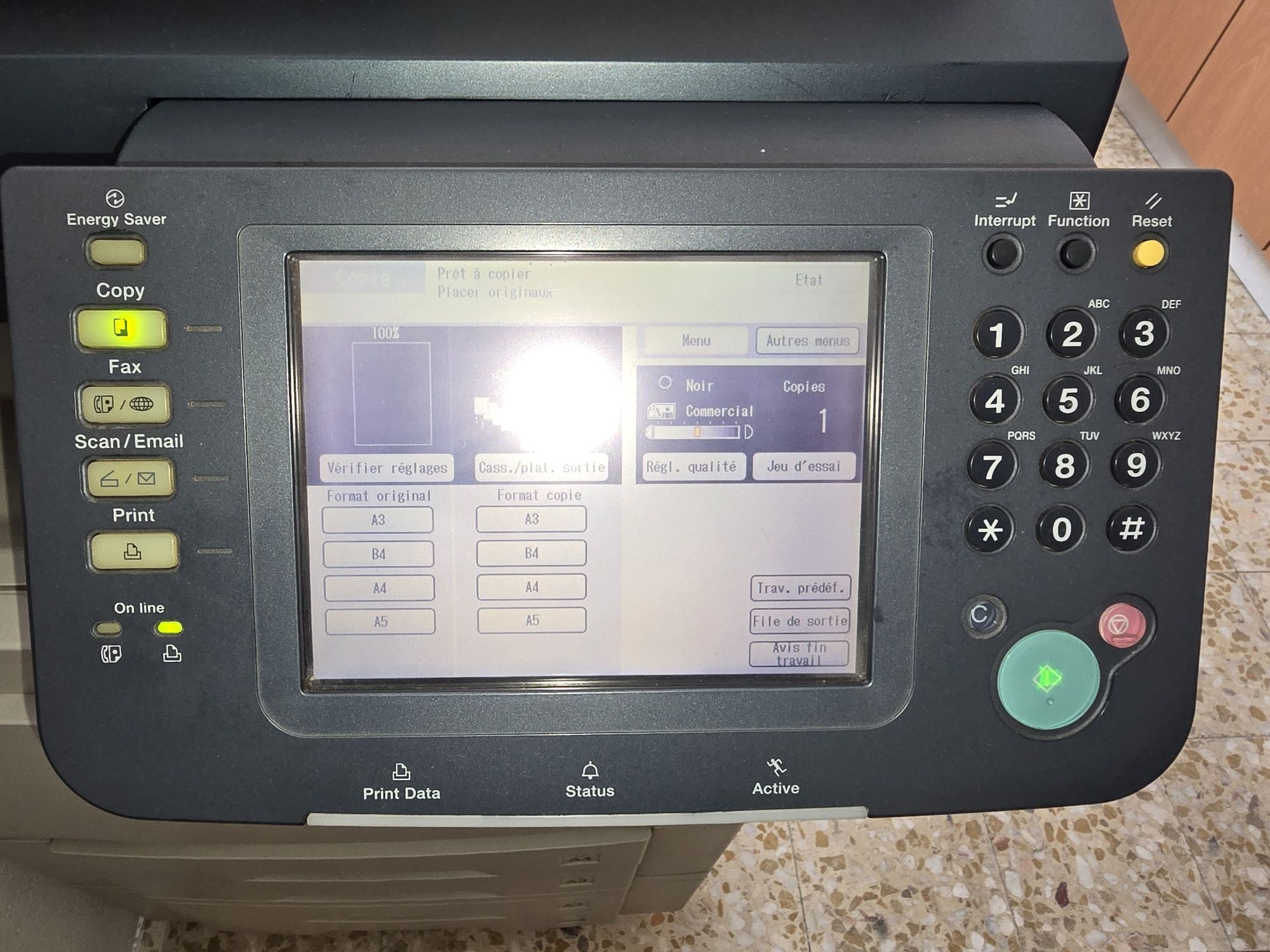 Foto copiadora panasonic