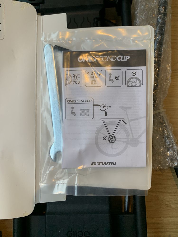 Porta bagagem bicicleta decathlon