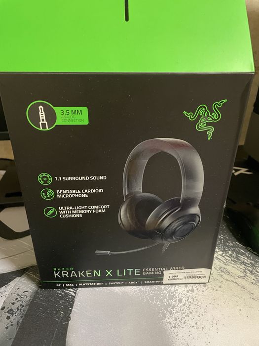 Навушники Razer Kraken X Lite — ідеальний стан!
