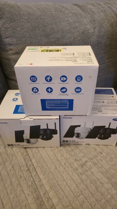 Kamera obrotowa z solarem Cinnado 2K 3MP WiFi
