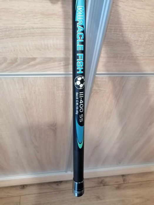 Wędka MiracleFish  Tele BOLO 400/500 4m/5m z kołowrotkiem