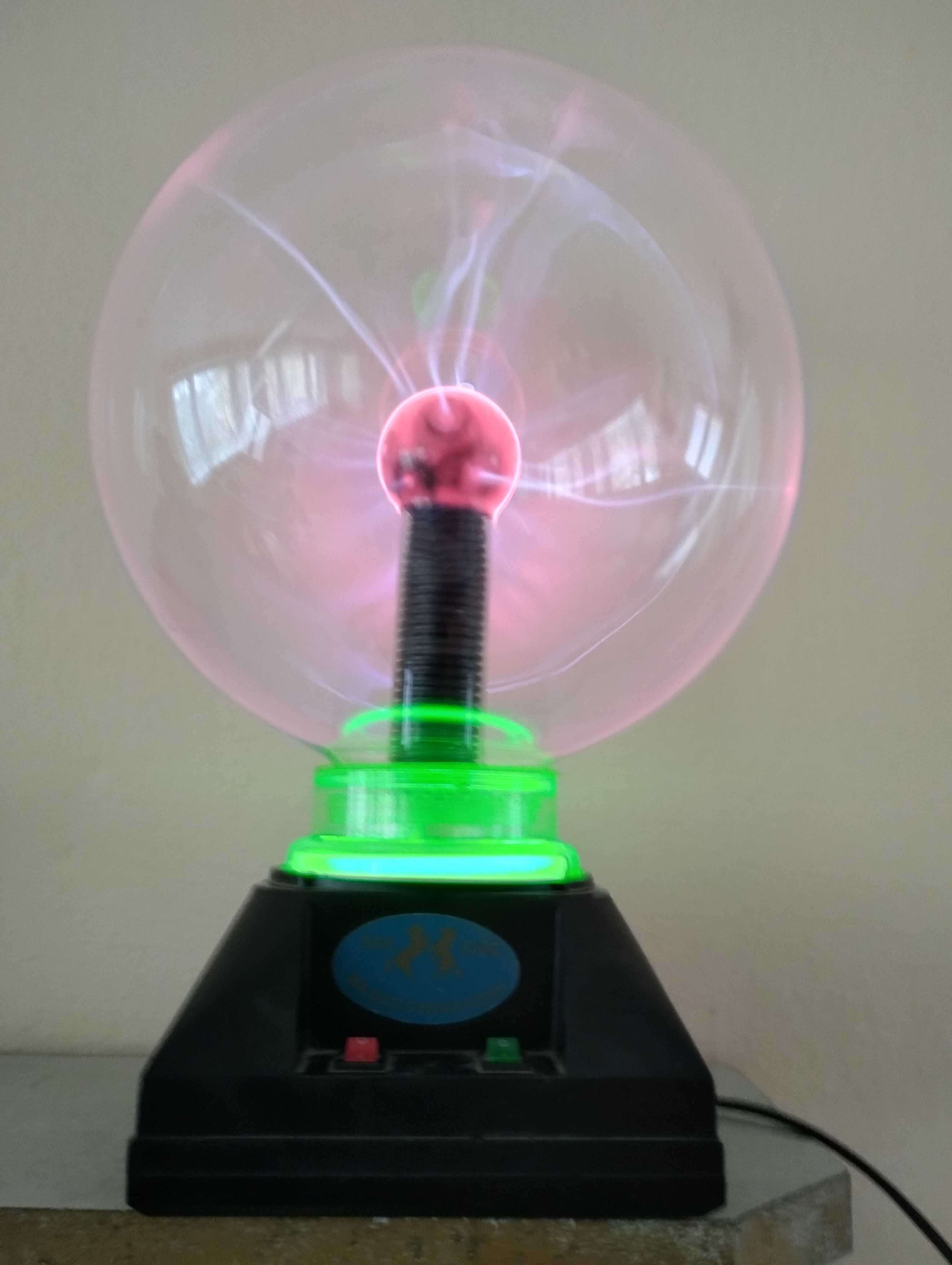 magiczna kula, lampa plazmowa interaktywna, edukacyjna