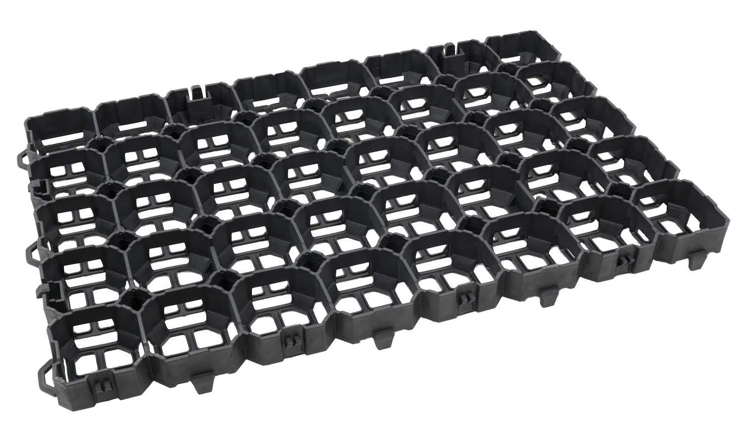 Kratka EKOKRATKA PARKINGOWA Trawnikowa Płyta Ażurowa 57x38x4cm Czarna
