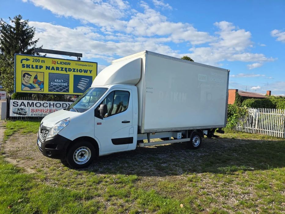 Renault MASTER 2018 ROK KONTENER WINDA KLIMA  MASTER 2018 rok kontener winda klima Boczne Drzwi 49800 zł Netto