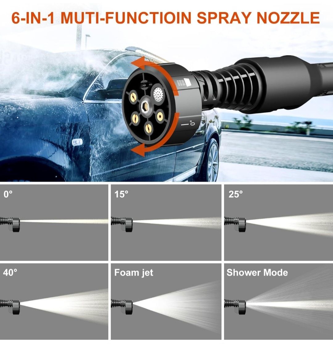 Bravolu MAX 500 PSI Mobile Myjka ciśnieniowa akumulatorowa