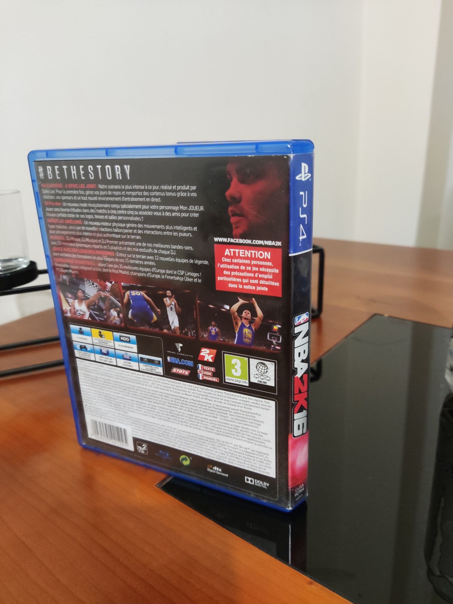 Jogo ps4 NBA2K16