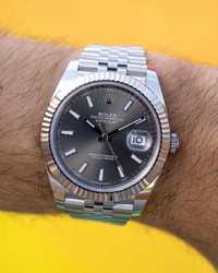 Rolex Datejust 41mm srebrno-szary